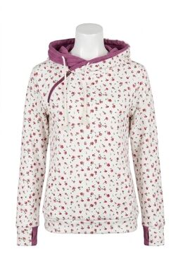 NEW AMPERSAND AVE doublehood sweatshirt in in the garden